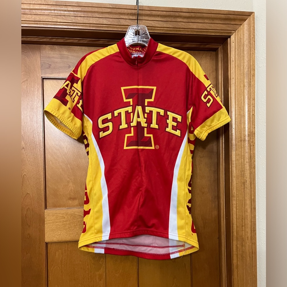 Vintage Iowa State Cyclones Cycling Jersey Small Adrenaline Promotions READ